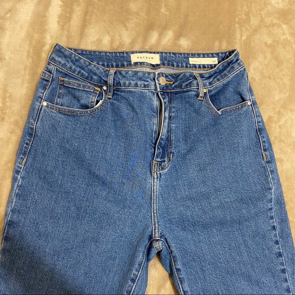 PacSun Mom Jeans Blue